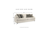 Soletren Stone Sofa, Loveseat, And Ottoman