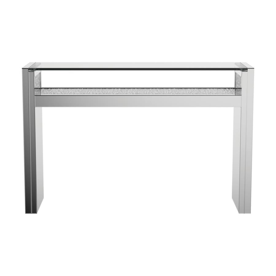 1-Shelf Console Table Silver