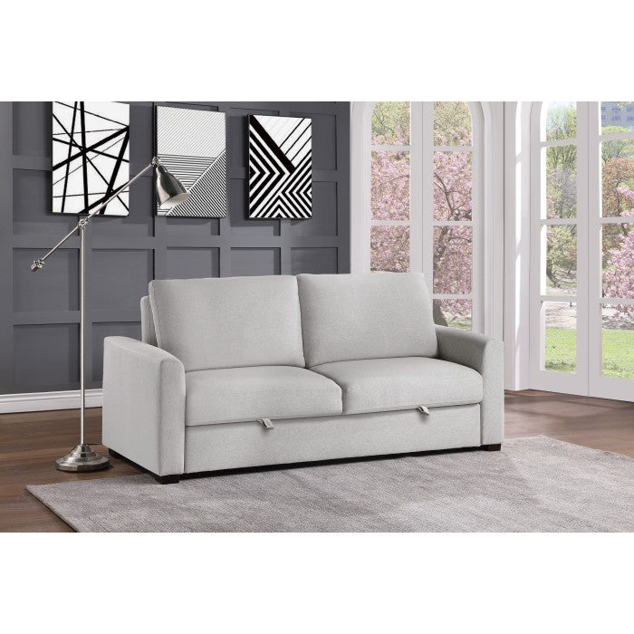 Price Gray Convertible Studio Sofa with Pull-out Bed