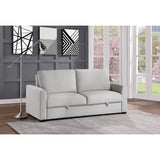 Price Gray Convertible Studio Sofa with Pull-out Bed