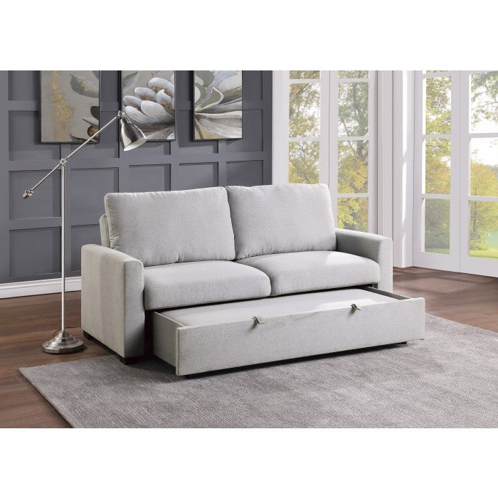 Price Gray Convertible Studio Sofa with Pull-out Bed