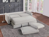 Price Gray Convertible Studio Sofa with Pull-out Bed