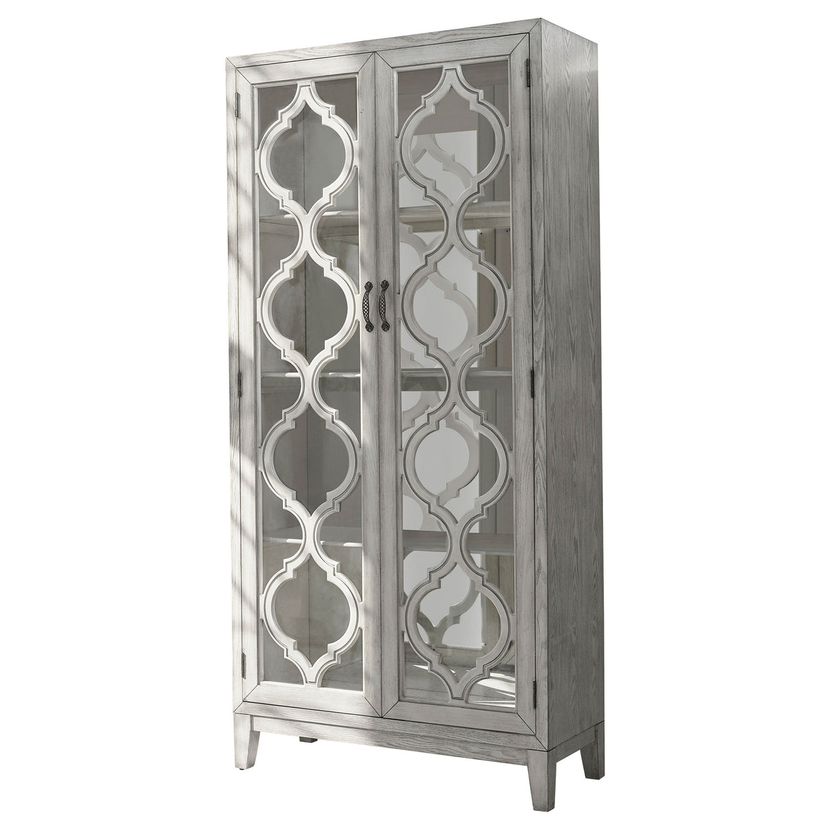 Mckellen 2-Door Tall Cabinet Antique White