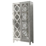 Mckellen 2-Door Tall Cabinet Antique White