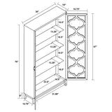 Mckellen 2-Door Tall Cabinet Antique White