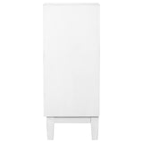 Gambon Rectangular 2-Door Accent Cabinet White