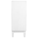 Gambon Rectangular 2-Door Accent Cabinet White