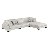 4-Piece Modular Sectional With Ottoman