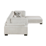 4-Piece Modular Sectional With Ottoman