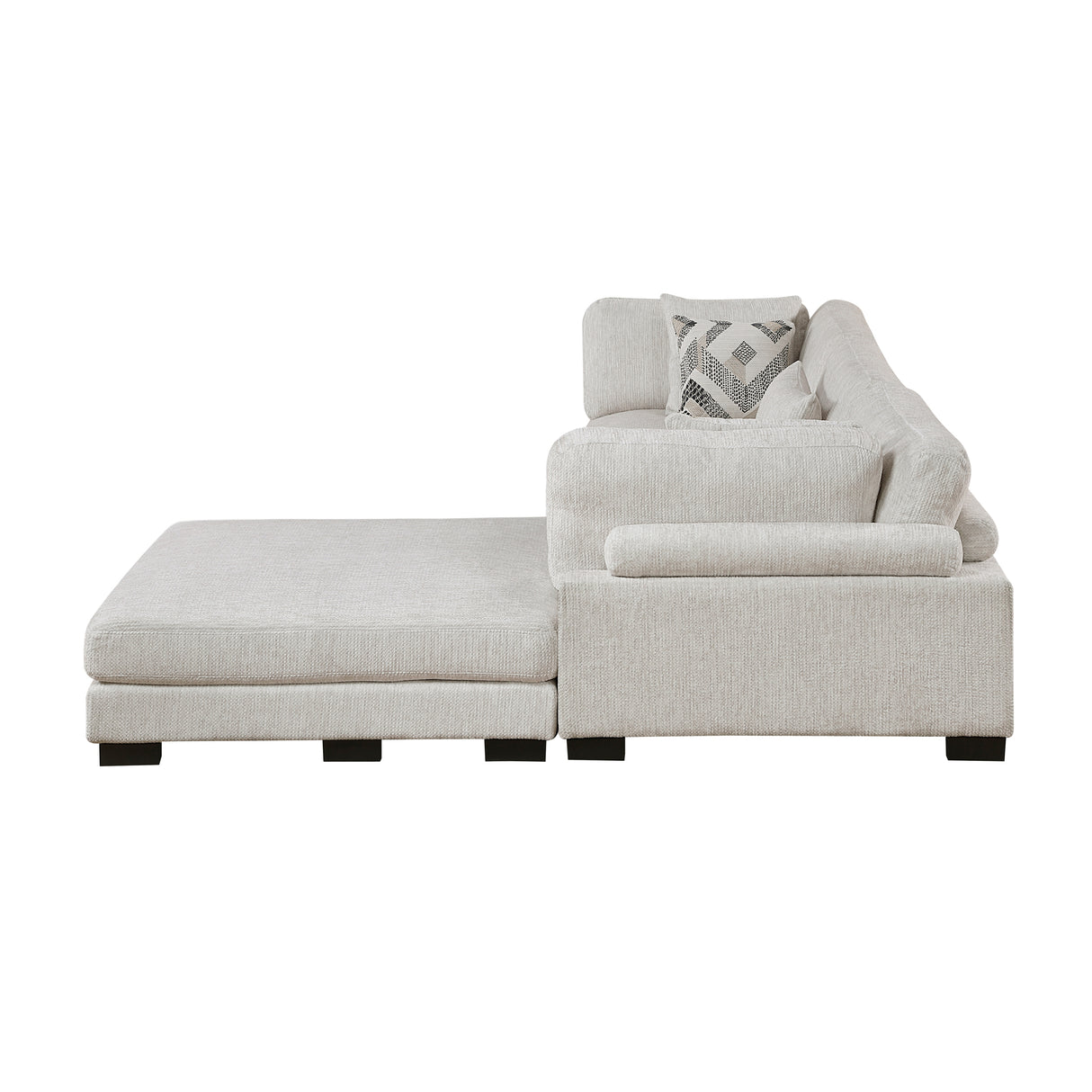 4-Piece Modular Sectional With Ottoman