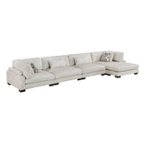 4-Piece Modular Sectional With Chaise