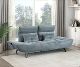 Sofa With Power Adjustable Seat Depth And Manual Headrests