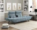 Sofa With Power Adjustable Seat Depth And Manual Headrests