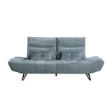 Sofa With Power Adjustable Seat Depth And Manual Headrests