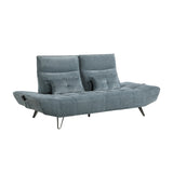 Sofa With Power Adjustable Seat Depth And Manual Headrests