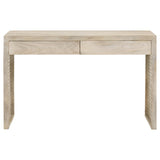 Rickman Rectangular 2-Drawer Console Table White Washed