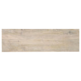 Rickman Rectangular 2-Drawer Console Table White Washed