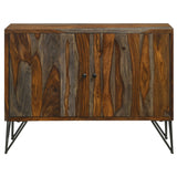 Macon 2-Door Accent Cabinet Sheesham Grey