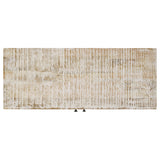 Maille 2-Door Accent Cabinet White Washed