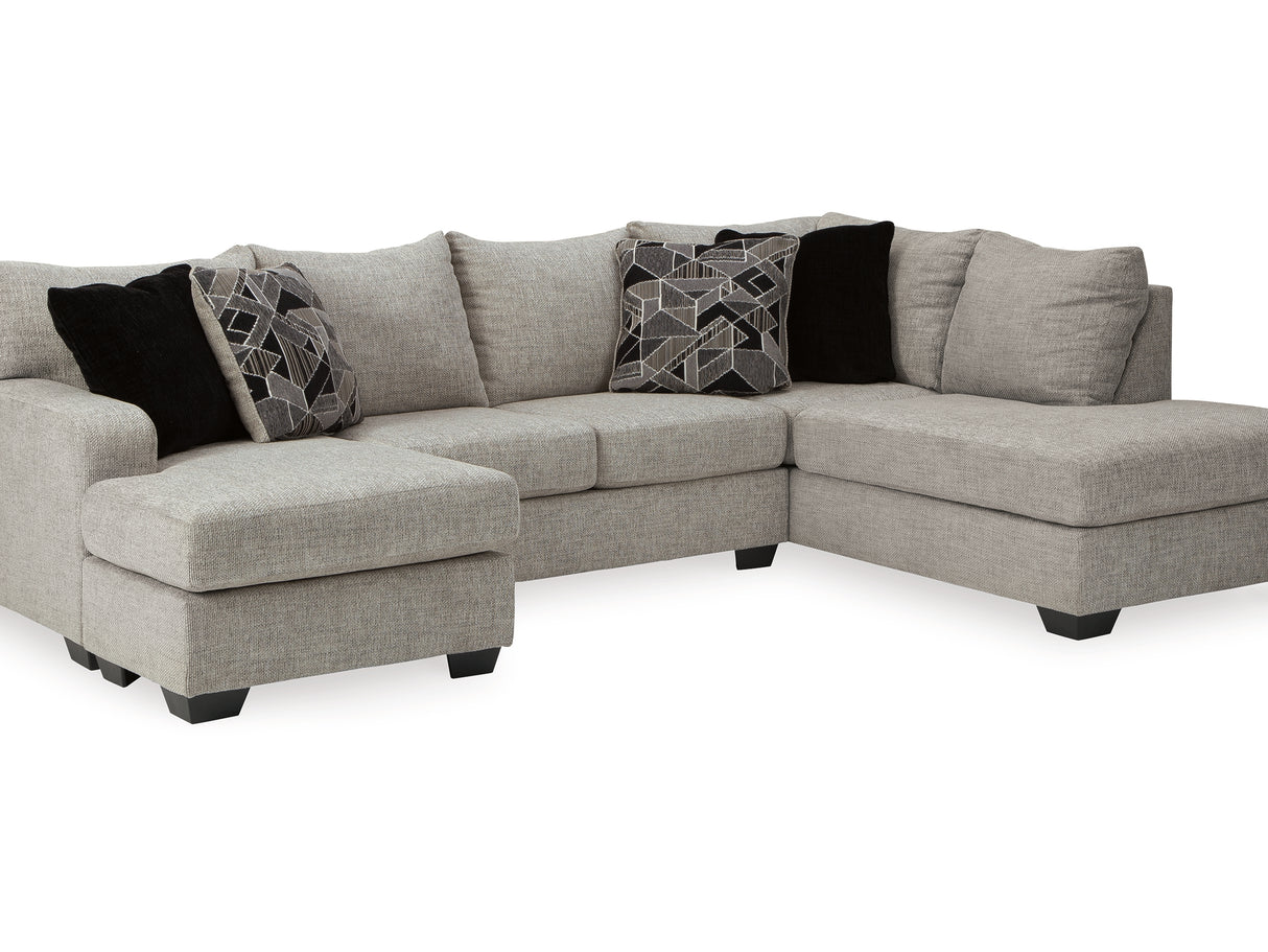 Megginson Storm 2-Piece Right-Arm Facing Sectional With Chaise