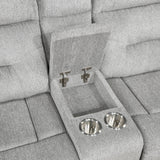 Lyndon Double Reclining Love Seat With Center Console