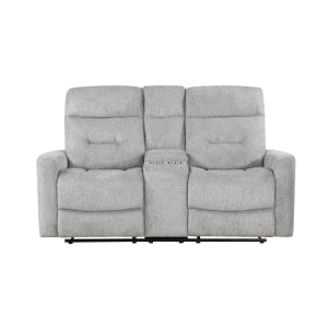 Lyndon Double Reclining Love Seat With Center Console