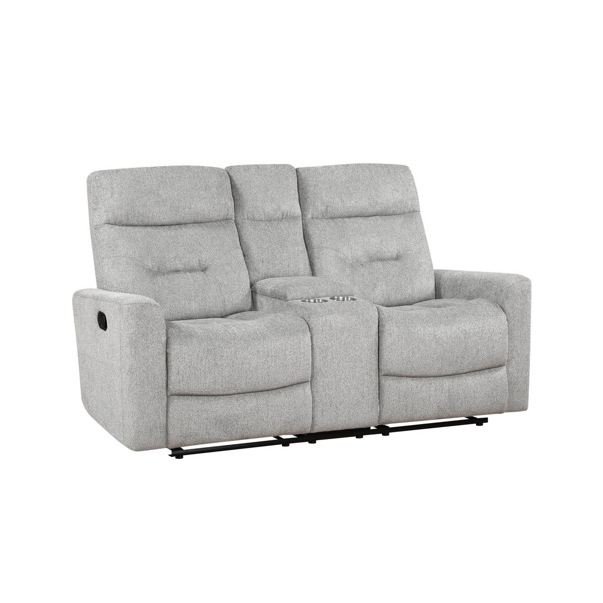 Lyndon Double Reclining Love Seat With Center Console