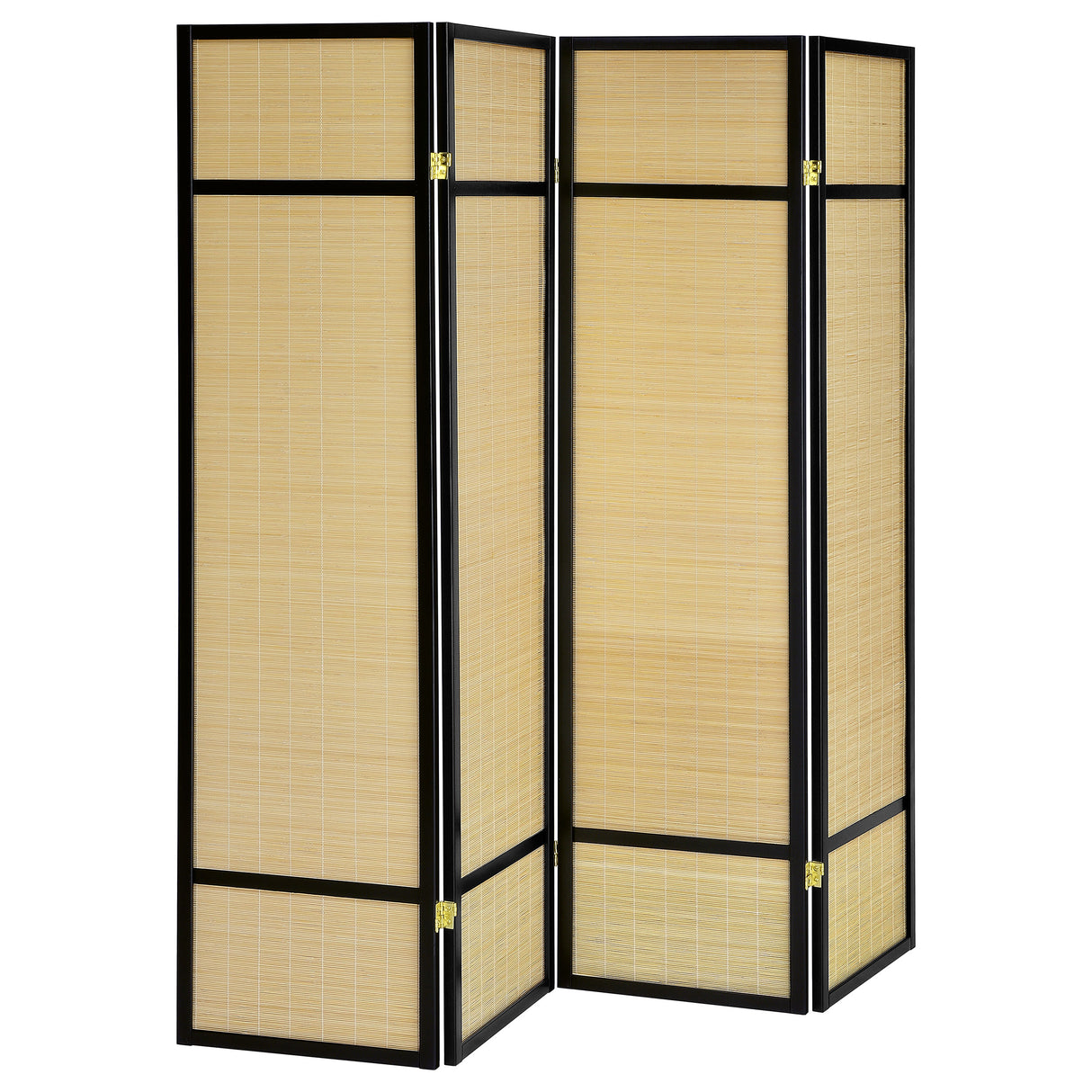 Pearce Natural 4-Panel Bamboo Room Divider Folding Screen