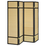 Pearce Natural 4-Panel Bamboo Room Divider Folding Screen