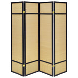 Pearce Natural 4-Panel Bamboo Room Divider Folding Screen