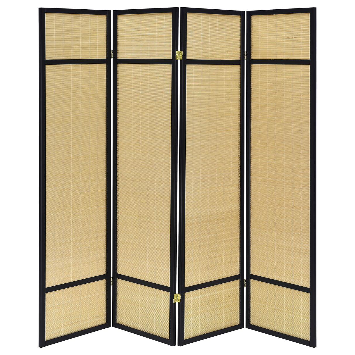 Pearce Natural 4-Panel Bamboo Room Divider Folding Screen
