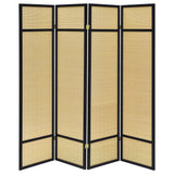 Pearce Natural 4-Panel Bamboo Room Divider Folding Screen