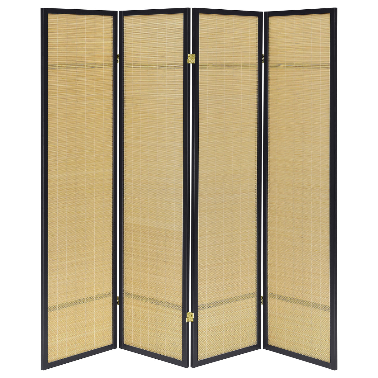 Pearce Natural 4-Panel Bamboo Room Divider Folding Screen