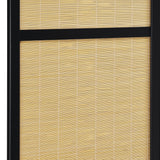 Pearce Natural 4-Panel Bamboo Room Divider Folding Screen