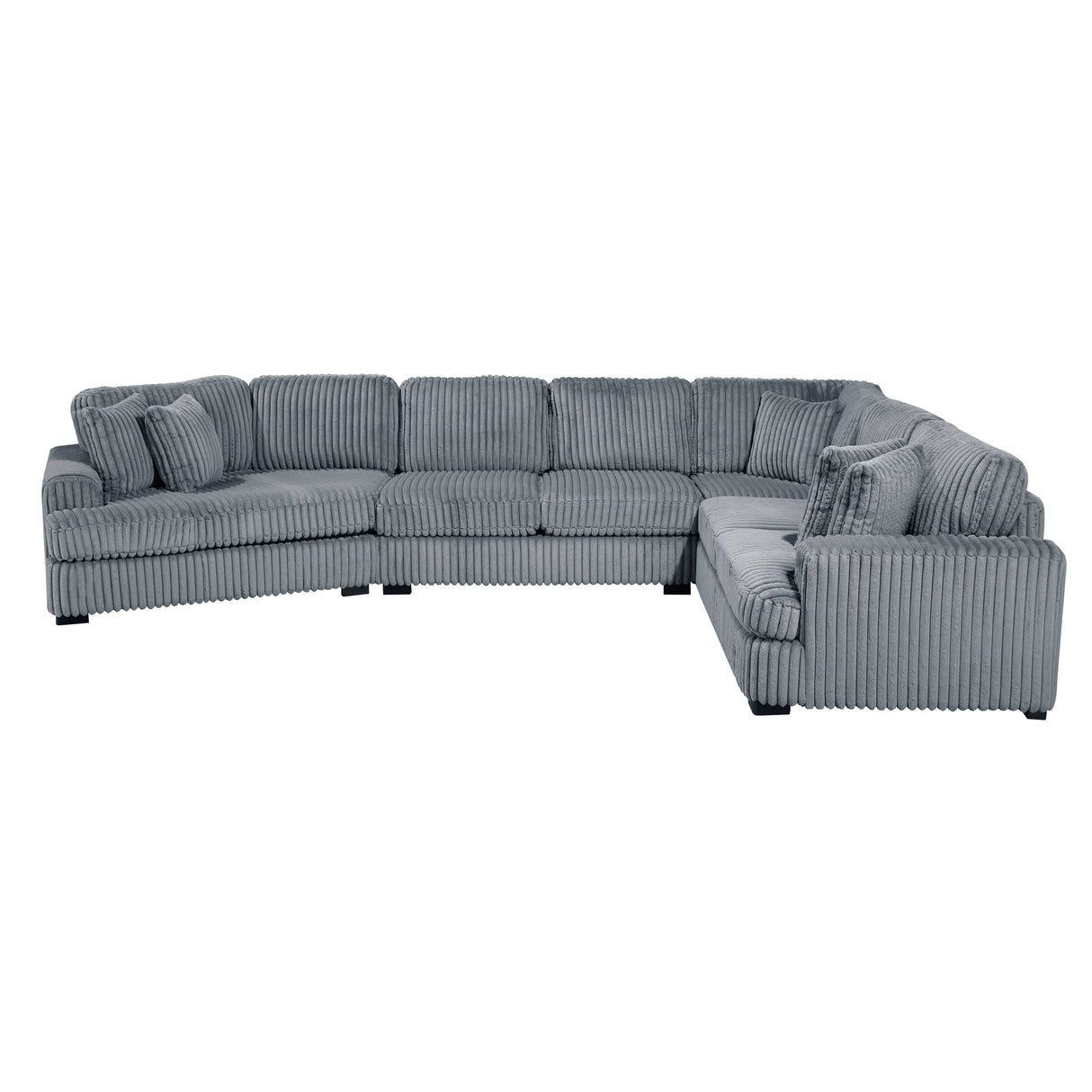 4-Piece Sectional With Left Cuddler