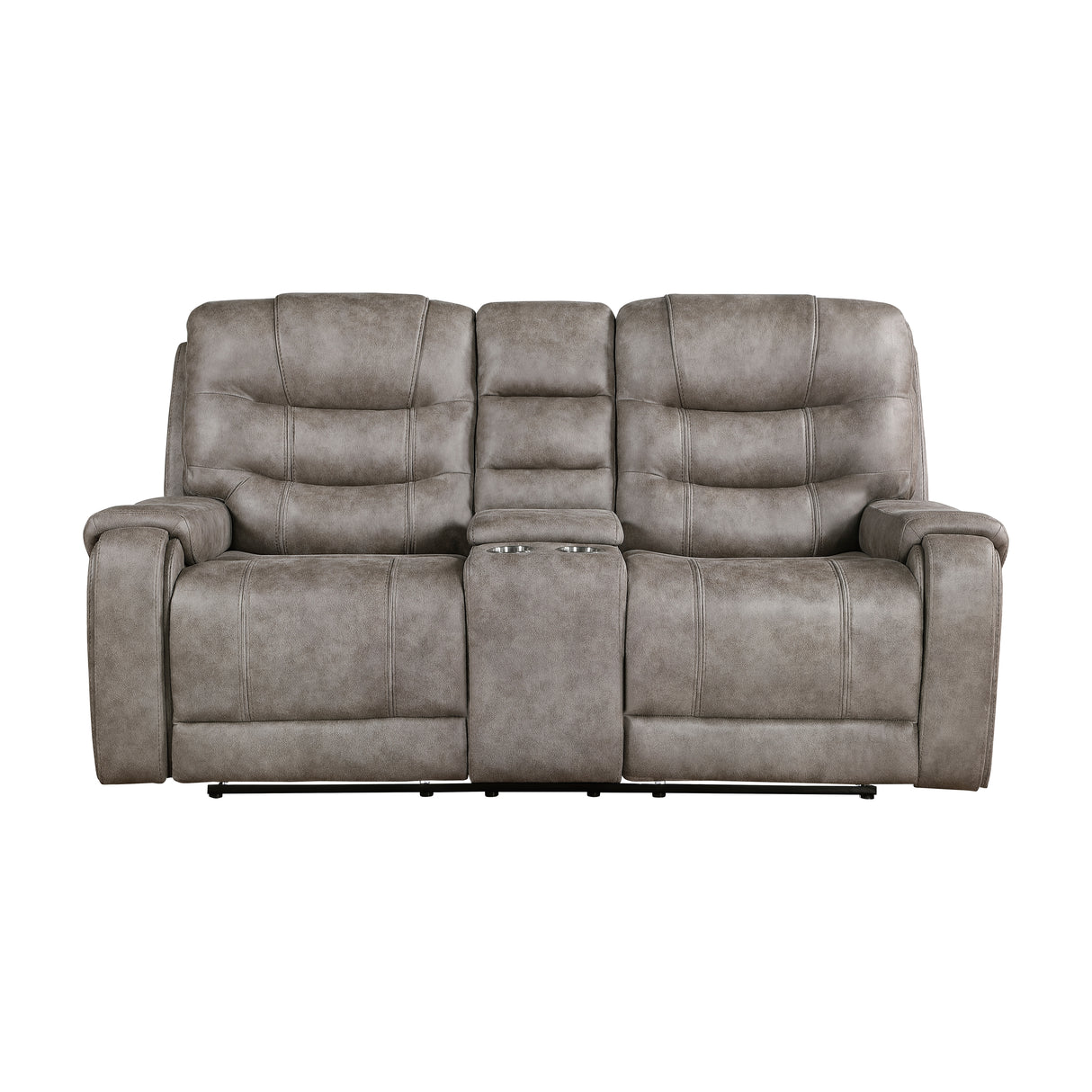 Oberon Double Reclining Love Seat With Center Console