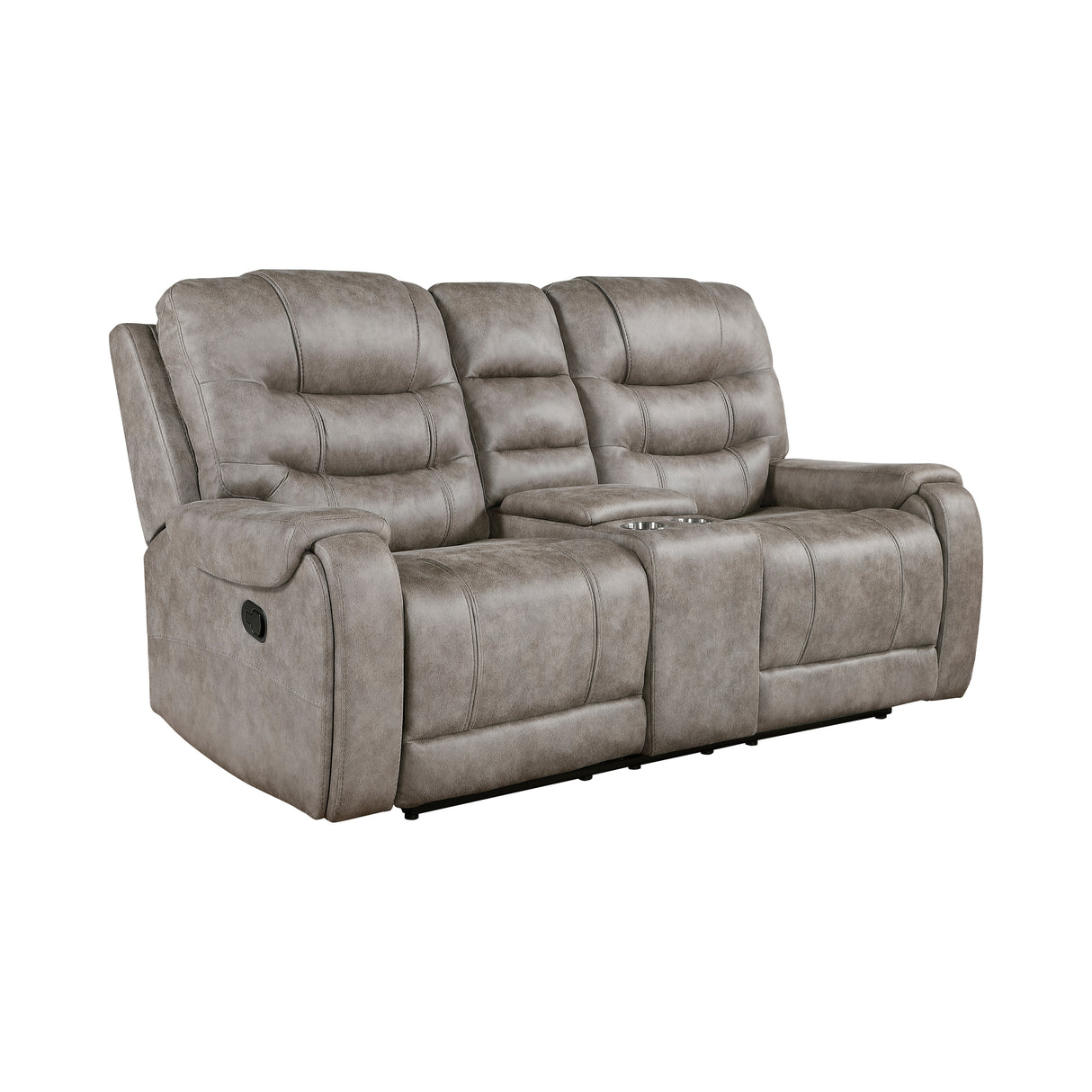 Oberon Double Reclining Love Seat With Center Console