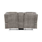 Oberon Double Reclining Love Seat With Center Console