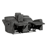 Yates Double Reclining Love Seat With Center Console
