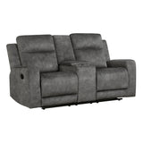 Yates Double Reclining Love Seat With Center Console