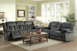 Laurelton Gray Double Reclining Sofa