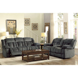 Laurelton Gray Double Reclining Sofa