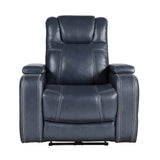 Keziah Power Reclining Chair With Headrest And Storage Arms
