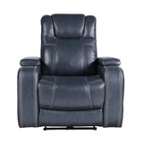 Keziah Power Reclining Chair With Headrest And Storage Arms