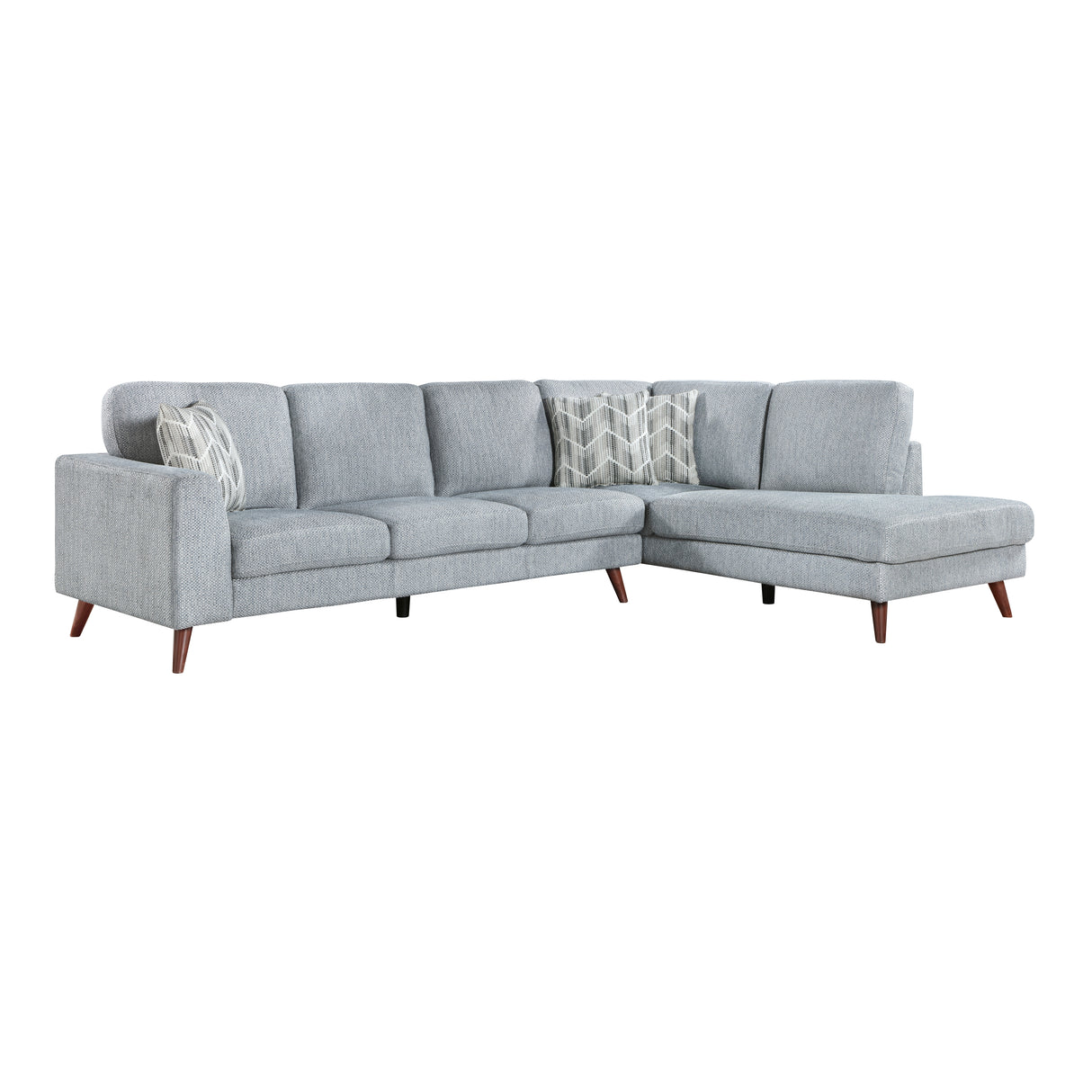 2-Piece Sectional With Right Chaise