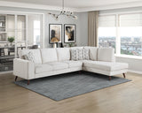 2-Piece Sectional With Right Chaise