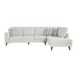 2-Piece Sectional With Right Chaise