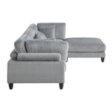 4-Piece Modular Sectional With Otttoman