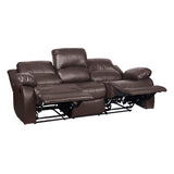 Cranley Brown Double Reclining Sofa