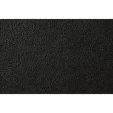 Rubin Black Faux Leather Sofa